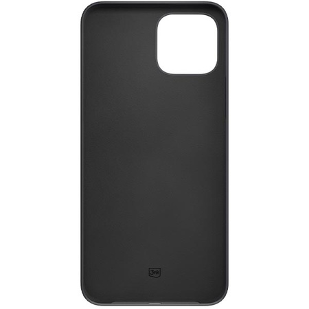 3MK SILICONE CASE IPHONE 12/12 PRO BLACK
