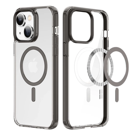 Dux Ducis Clin2 case for iPhone 14 Plus magnetic cover MagSafe gray
