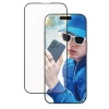 PanzerGlass Displayschutzfolie Aluminiumrahmen iPhone 16 Pro 6,3" Ultra-Wide Fit 2850