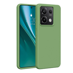 Nakładka Etteri Silicone Case do Xiaomi Redmi Note 13 Pro 5G jasnozielona