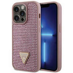 Guess GUHCP14LHDGTPP iPhone 14 Pro 6.1" pink/pink hardcase Rhinestone Triangle