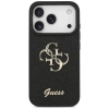 Guess Fixed Glitter Big 4G Hülle für iPhone 17 Pro - Schwarz