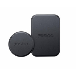 Yesido C207 Zestaw Metalowych Blaszek 2w1 (1.5mm), BLACK / CZARNY