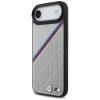 Etui BMW M Tricolor Metal Logo MagSafe do iPhone 17 Air - szare