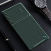Nillkin Textured S Case for Samsung Galaxy S22 Ultra armored cover with camera cover green
