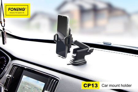 Foneng Uchwyt Samochodowy CP13 na szybę czarny