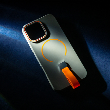 Nakładka Loop Thin Mag do iPhone 15 Pro 6,1" szara