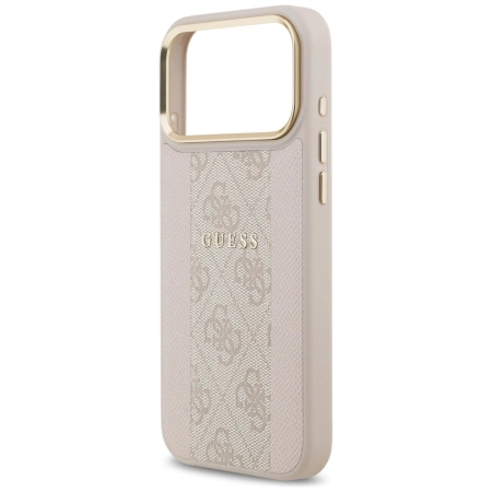 Guess 4G Stripe MagSafe Case für iPhone 17 Pro Max - Pink