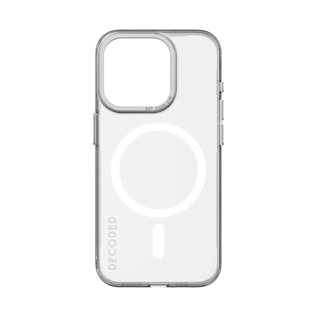 Decoded - Schutzhülle für iPhone 15 Pro Max kompatibel mit MagSafe (Ice)