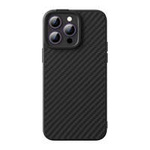 Pancerne etui iPhone 14 Pro Max kompatybilne z MagSafe szkło hartowane Baseus Synthetic Fiber - czarne
