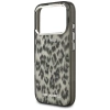 Etui Karl Lagerfeld IML Leopard Pattern MagSafe na iPhone 17 Pro - brązowe