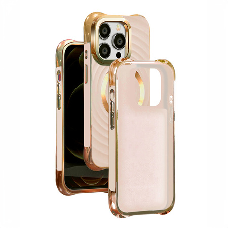 Nakładka Circle Glam Mag do iPhone 16 Plus 6,7&quot; różowa
