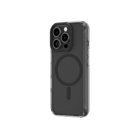 Etui silikonowe AMAZINGTHING Titan Pro Mag Case z pierścieniem magnetycznym do iPhone 16 Pro Max - czarne