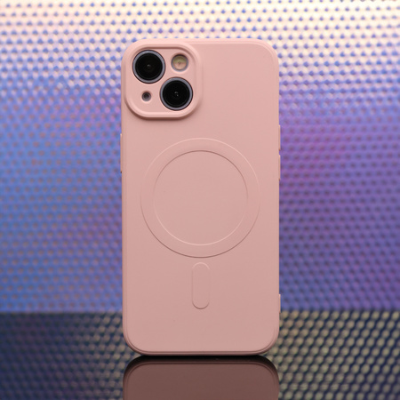 Nakładka Simple Color Mag do iPhone 13 Pro 6,1" różowa
