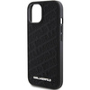 Karl Lagerfeld Quilted K Pattern case for iPhone 15 - black