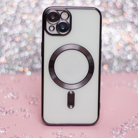 Nakładka Color Chrome Mag do iPhone SE 2024 czarna