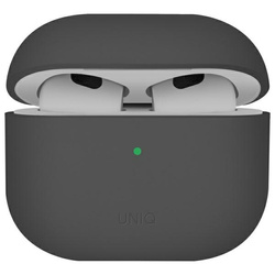 UNIQ etui Lino AirPods 4 Silicone szary/ash grey