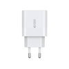 Wall Charger PD 20W 2x USB-C + Cable USB-C - USB-C Tech-Protect C20W white