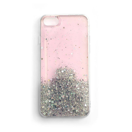 Wozinsky Star Glitter błyszczące etui pokrowiec z brokatem Samsung Galaxy M51 różowy