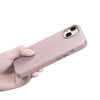 iCarer Litchi Premium Leather Case iPhone 14 Plus Magnetic Leather Case with MagSafe pink (WMI14220711-PK)