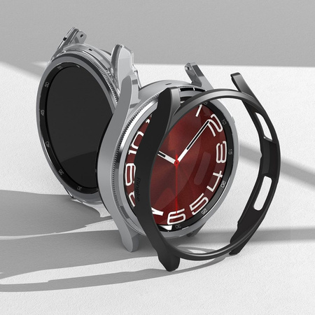 Etui SAMSUNG GALAXY WATCH 6 CLASSIC (43MM) Ringke Slim 2-pack czarne transparentne