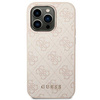 Guess GUHCP14XG4GFPI iPhone 14 Pro Max 6,7 &quot;rosa / rosa Hartschale 4G Metal Gold Logo