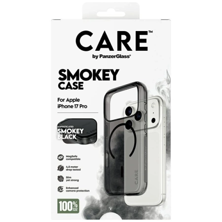 CARE by PanzerGlass Flagship Urban Explorer Case mit schwarzem MagSafe für iPhone 17 Pro - Schwarz