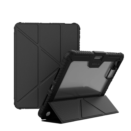 Nillkin Bumper Ledertasche Pro für iPad Air 13&quot; (2024) - Schwarz