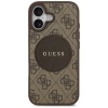 Guess 4G Circle Classic Logo MagSafe case for iPhone 17 - brown
