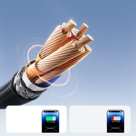 Kabel Joyroom S-A28 Flash Series 3A USB-A - Lightning 2m - czarny