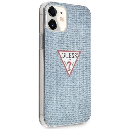 Guess GUHCP12SPCUJULLB iPhone 12 5,4" niebieski/light blue hardcase Jeans CollectionGuess / GUE000847