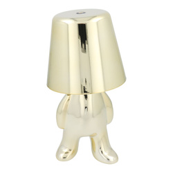 Lampka nocna GOLD MAN Art Deco stojący (wzór 8) MLTL
