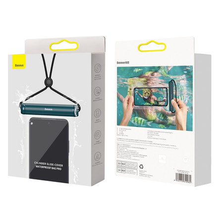 Baseus wodoodporne etui pokrowiec na telefon Slide-cover niebieski (FMYT000003)