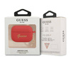 Oryginalne Etui APPLE AIRPODS PRO Guess Silicone Charm Heart Collection (GUAPLSCHSR) czerwone