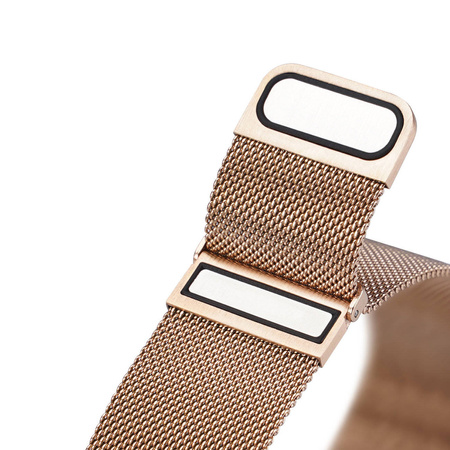 Dux Ducis Magnetic Strap Wristband for Samsung Galaxy Watch / Huawei Watch / Honor Watch (20mm band) Magnetic Wristband Gold (Milanese Version)