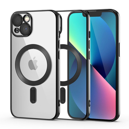 Schutzhülle IPHONE 13 Tech-Protect MagShine schwarz