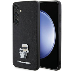 KARL LAGERFELD SAM S24 SAFFIANO KC PIN KLHCS24SPSAKCMPK BLACK