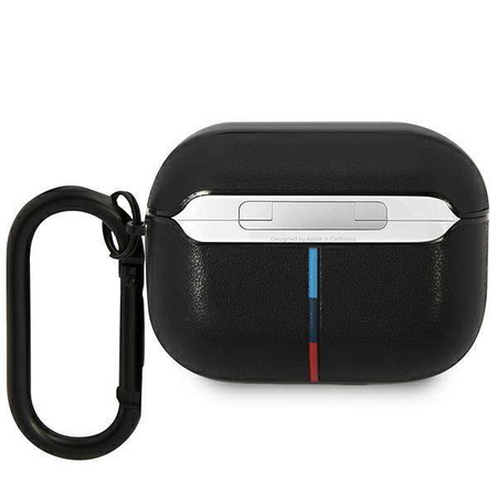 BMW BMAP22PVTK AirPods Pro Cover schwarz/schwarz Leder Curved Line