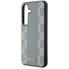 DKNY Leather Checkered Pattern MagSafe-Hülle für Samsung Galaxy S25 Taupe