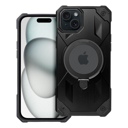 Futerał Armor Mag Cover kompatybilny z MagSafe do IPHONE 15 PLUS czarny