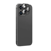 AmazingThing Aviation-Grade Alloy Tempered Glass Lens for iPhone 16 Pro / 16 Pro Max Camera Lens - Black