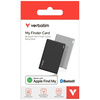 Verbatim My Finder Card Bluetooth czarny srebrny/black silver - urządzenie do śledzenia 2szt MYFCR-02BS 32140