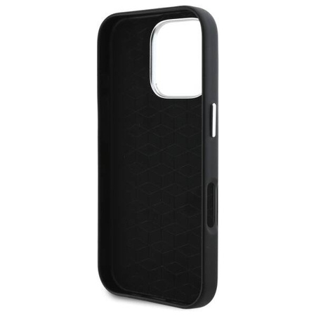 Original Handyhülle IPHONE 16 PRO MAX BMW Hardcase M Smooth Full Wrapped Metal (BMHCP16X23PMWK) schwarz