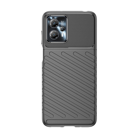 Thunder Case Hülle für Motorola Moto G13 Silikon Armor Case schwarz