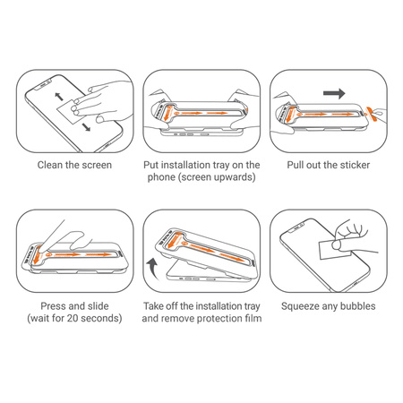 Crong EasyShield 2-Pack - Szkło hartowane iPhone 15 (2 sztuki)
