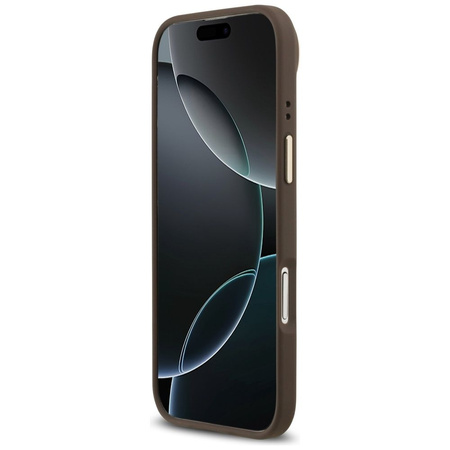 GUESS futerał do IPHONE 17 Air kompatybilny z MagSafe GUHMP17MP4MSEGCW (PU 4G W/ Classic) brązowy