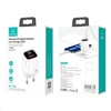 USAMS Ład. siec. 1xUSB-C+1xUSB T46 33W (only head) PD3.0 +QC3.0 Fast Charging biały/white CC152TC02 (US-CC152)