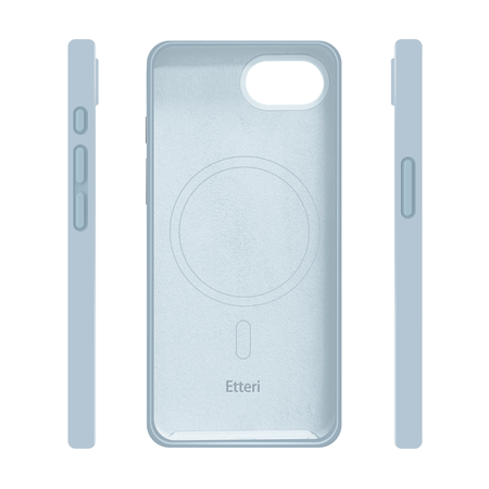 Nakładka Etteri Silicone Mag case do iPhone 17 Pro jasnoniebieska