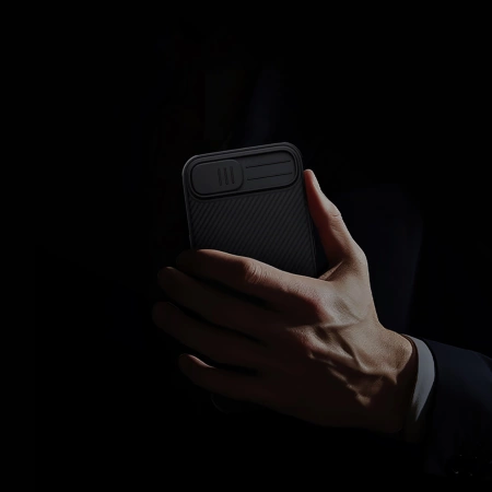 Nillkin CamShield Pro Magnetisches Case für iPhone 16e - Schwarz