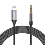 Cable 1m Lightning - AUX mini jack 3,5mm Tech-Protect Ultraboost black